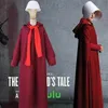 The Handmaids Tale Offred Red Dress Cloak Cosplay Kostüm273y