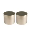 Storage Bottles 45pcs 30ml Matte Frost Gold Aluminum Soap Containers 45x38mm Empty Candle Tins Cream Jars Round Cosmetic Accessory Tin Metal