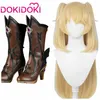 Dokidoki Game Genshin Impact Cosplay Halloween Fischl Cosplay Wig Genshin Impact Fischl Cosplay Hair Y0903250J