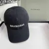 Balencaigass Hat 2022 Oryginalna wysokiej jakości poprawna wersja B Paris Umyjane otwory, aby zrobić stare czapki baseballowe oppca211e