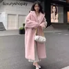 Diseñador Maxmaras Teddy Bear Coat Abrigos de cachemira para mujer Lana Invierno Liu Tao Song Qian y el mismo estilo 2024 Abrigo de piel de cordero islandés engrosado de invierno Oso m 66X4 66X4