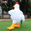 wholesale Outdoor Giant 3M/10feet Height Inflatable Animal Chicken Cartoon Fowl Models For Event Advertising Yard Decoration With Air Blower