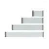 Lampes murales Moderne Simple Lampe de chevet Noir Argent Aluminium 85-265V Luminaire Éclairage Intérieur Lumières LED Applique