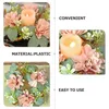 Decorative Flowers Wedding Ring Leaf Rings The Christmas Decorate Hanging Wreath Spring Farmhouse Table Plastic Decorations