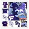 Kansas State Wildcats Ksu College Football Jersey Will Howard DJ Giddens Treshaun Ward Ben Sinnott Phillip Brooks Jadon Jackson Austin Moore