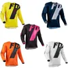 2024 Men's T-shirts Fox Hpit Cycling Suit Long Sleeve Top Spring Speed Deceleration Mountain Biking Moisture Wicking