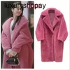 Designer Maxmaras Teddy Bear Coat Womens Cashmere Coats Wool Winter First Order Straight Down Huaqianyi Dili Hot Bar Same Style Coat for Wearing on the Outside Re