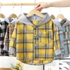 T-shirt per bambini T-shirt per bambini Camicia per bambini per bambina Camicia per bambini in cotone per bambini Cartoon Plaid Top Abbigliamento Abbigliamento 240113