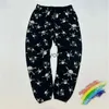 Calças masculinas Saint Michael Sweatpants Homens Mulheres 1/1 Melhor Qualidade Jogger Calças Calças Oversized Calças