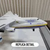 Ukraine Antonov AN225 Mriya Réplique Échelle 1 400 Hercules Modèle d'avion Aviation Avion Métal Miniature Enfant Garçon Cadeau De Noël Jouet 240115