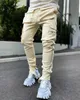 Мужские брюки Трусики с несколькими карманами, популярные европейские мужские модные повседневные брюки в стиле хип-хоп, спортивные брюки, большие прямые модели YQ240115