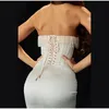 Mingmingxi Eleganckie koraliki Tassel Corset Sukienka długa Midi Bodycon Formalne sukienki imprezowe Satynowe seksowne ubrania Women Trendy 240115