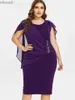 فساتين غير رسمية أساسية commpiedmont-robe asymtrique mousseleine soie femme rond coupl chle serr jupe mi-longue grande mode printemps yq240115