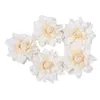 Artesanato de flores decorativas com cabeça de flor de peônia simulada de precisão 7cm tecido de seda artificial para projetos diy e design floral