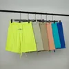 nuovo arrivo affollamento piccola etichetta lettera stampata manica corta high street sciolto casual uomo e donna coppia T-shirt pantaloncini tendenza estate T-shirt corta 002