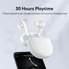 Hörlurar QCY T18 Trådlösa hörlurar Bluetooth 5.2 Earbuds QCC3050 APTX Voice 32KHz 4 MIC CVC HD Call hörlurar Dualdevice -anslutning