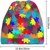 Berets Autism Puzzle Beanie Hat Baggy Slouchy Chemo Beanies Cap Stretch Scarf Head Wrap Hip Hop Hats For Men Women Outdoor