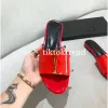 Luxuries Designer Men's Women's Slippers Sandals Shoes Slide Summer Fashion Wide Flat Flip Flops With Box eur35-42