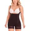 Women's Shapers Shoulder Strap Shape Pants Body Shaper For Women Compression Garment Breathable Tummy Control Shapewear W