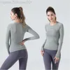 2023 Yoga LU Nouveau Swiftly Tech 2.0 Respirer T-shirt de gymnastique avec Manches Longues Sans Couture Sport Top De Fitness Vêtements De Sport LL9C25