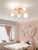 Lampadari Nordic Camera dei bambini Colore Camera da letto Sala da pranzo Studio Decorazioni per la casa Illuminazione Interior Design Boy Girl Fixtures