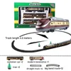 電気列車のおもちゃセットホイッスルカー鉄道は蒸気機関車エンジンディーキャストモデル教育ゲームボーイお子様のおもちゃ240115