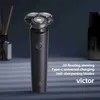 Электробритва ENCHEN Victor Blackstone 7, электробритва для мужчин, магнитное лезвие, портативный триммер для бороды, тип-C, перезаряжаемый