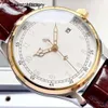 Iwcity zegarek drogie menwatch męskie Mark Osiemnaście zegarków Wysokiej jakości automatyczne mechaniczne uhren super świetliste data stróża skórzany pasek Montre Pilot Luxe N9am
