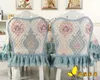 Berets High Quality Square Table Cloth Chair Covers Cushion Tables And Chairs Bundle Cover Lace Round Set Tablecloths A2