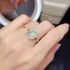 Necklaces Natural Opal Jewelry Set 7*9mm Gemstone Ring Stud Earring Pendant for Women Birthday Gift Real Sterling Sier Necklace
