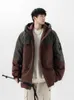 Men's Down Parkas Autumn and Winter New Product Trendy Brand Warm Duck Down Coat Hooded Casual Fashion Couple Colored Down Coat