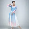 Ropa de escenario Trajes de baile clásico folclórico chino Ropa de práctica femenina Estilo tradicional elegante traje moderno nacional