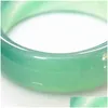 Band Rings 100% Mixed Size Natural High Quality Jade Ring Burma Straight Pick Color Is Fl Of Variation 2 758 Q2 Drop Delivery Jewelry Dhk7O