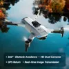 Posición de GPS Drone con 360 ° de evasión de obstáculos, seguimiento inteligente, cámara EIS HD, batería de resistencia larga, flotación estable, diseño plegable, regalos de cumpleaños para niños y niñas