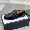 Designer de luxe hommes chaussures habillées en cuir véritable noir marron mocassins affaires chaussure à la main G formelle fête bureau mariage hommes mocassins chaussures 1.9 15