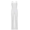 Women's Jumpsuit Fitness Set Yoga Set Women's Ultra-Thin Pure White Black Flash Pants Sexy Pendant Tight Montering Clothes 240116