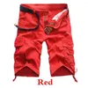 Men's Shorts 2024 High Quality Mens Camouflage Loose Solid Color Mid Waist Work Street Casual Short
