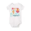 Rompers My 1st Easter noworodka wiosna letnia body bodysuit body body Koszyb z długi rękawem kombinezon wielkanocny stroje MATDLER HOILID H240508