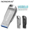 USB Flash Drives Metal Pen Drive 3.0 Metal USB Flash Drive 128 GB 64 GB 32 GB Höghastighetsminne Flash USB3.0 Stick