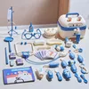 Jouet enfants docteur semblant jeu de rôle Kit Simulation dentiste boîte filles jeu éducatif jouets pour enfants stéthoscope 240115