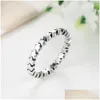 Band Rings Bamoer 925 Sterling Sier Love Heart Finger Ring Original Jewelry Gift Stackable Bague Korean 1780 V2 Drop Delivery Jewelry Dhlqg