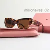 المصمم MUI MUI النظارات الشمسية دورة فاخرة أزياء رياضة استقطاب MIUI MIUI Sunglass Mens Womans Summer Vintage Driving Beach Square Squar