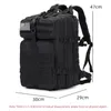 Zaino militare tattico da 48L/25L Zaino da campeggio Trekking Borse da pesca Zaini impermeabili Zaino da caccia da viaggio di grande capacità 240115