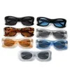 Новые солнцезащитные очки в маленькой оправе, мужские и женские персонализированные модные солнцезащитные очки, сетчатые красные очки для уличной стрельбы