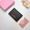 Portafogli Cuori Rossi di marca Portafogli in pelle da donna Porta carte rosa per ragazza