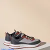 Week End Walk Sneakers Loropinas Casual Shoes New Mesh Cowhide Patchwork Casual Sports Men's Shoes Classic and Versatile Trend med kontrasterande färger HB 3YCV