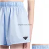 Others4 Women Suits Outdoor Vest Shorts Ladies Summer Tops Pants Sleeveless Shirts Wear Sets Fast Ship Black Blue Drop Delivery Spor Dhqt4