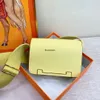 Gerçek Yumuşak Koyun Deri Omuz Çantaları Geniş Kayış Lüks Tasarımcı Marka Orijinal Deri Çantalar ve Çantalar Moda Yeni Crossbody Messenger Çantası 20cm 2583