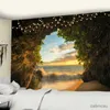 Tapestries Beautiful Natural Forest Tapestry Wall Hanging Bohemian Hippie Magic Mandala Living Room Background Wall Decor