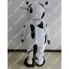 Hochwertiges weißes Milchkuh-Maskottchen-Kostüm, Cartoon-Anime-Thema-Charakter, Unisex-Erwachsene, Werbe-Requisiten, Weihnachtsfeier, Outdoor-Outfit-Anzug